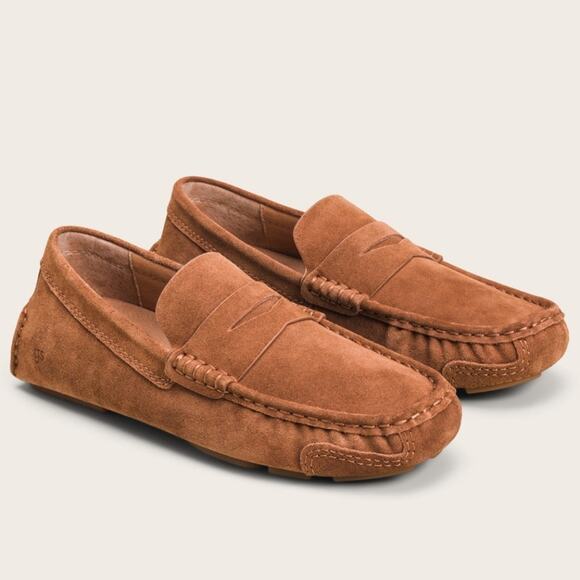 Gentle Souls Mateo Suede Driver Penny Loafer Size 8.5 - Picture 1 of 12